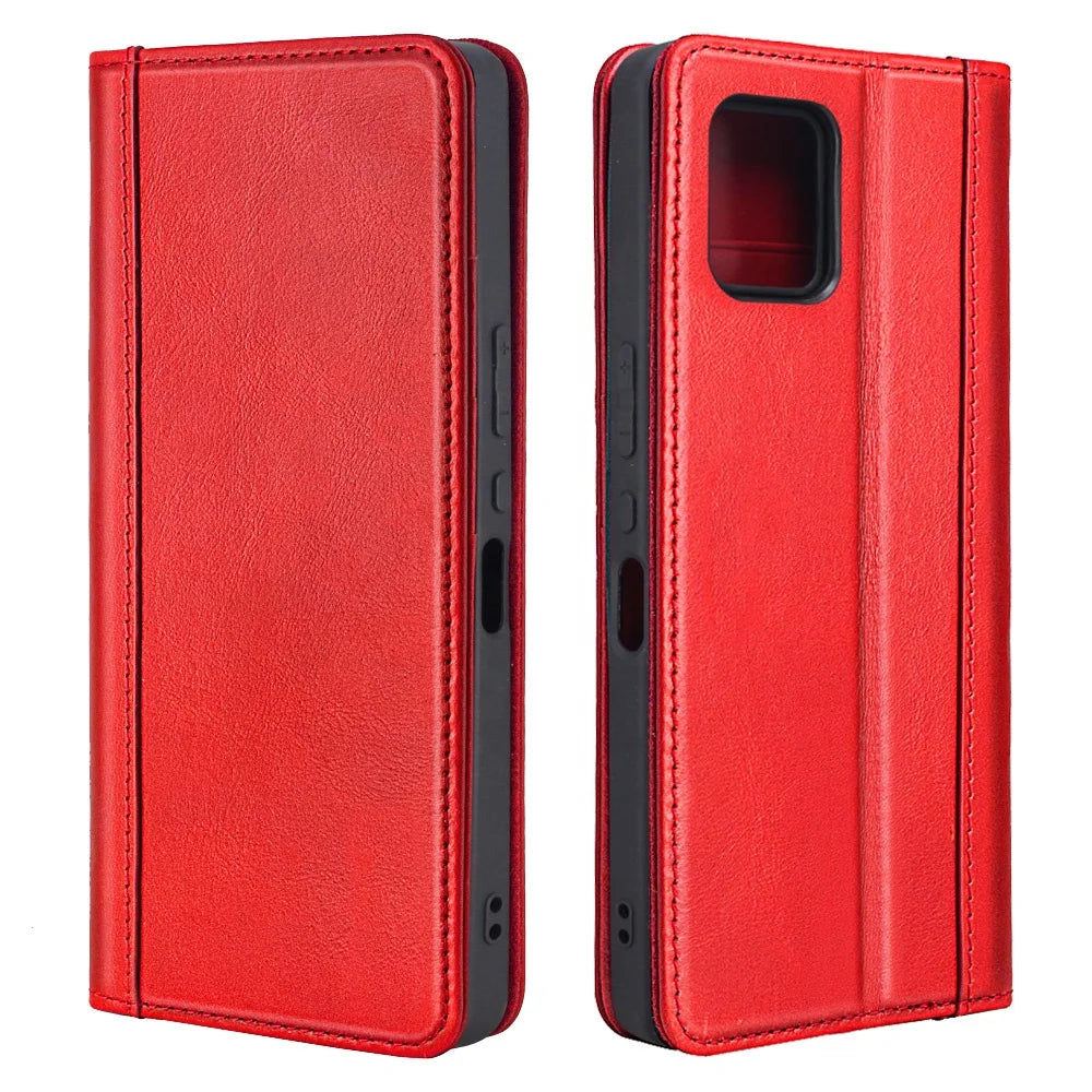 Genuine Leather Phone Case for Customizable Device Models image 2