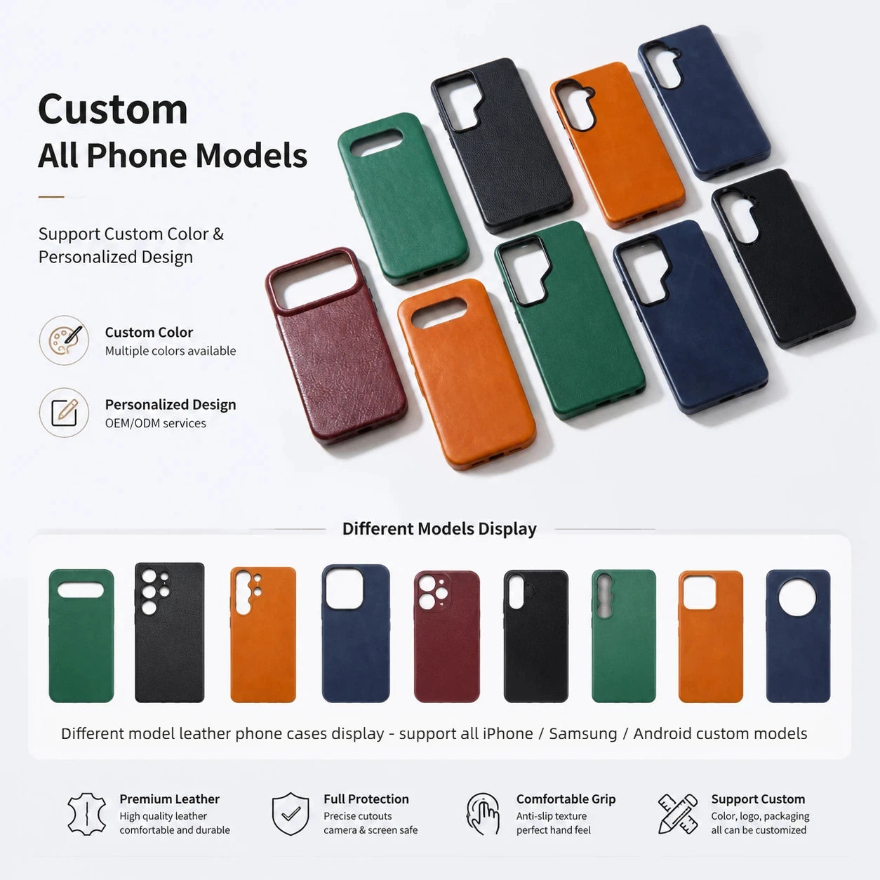 Genuine Leather Phone Case for iPhone 18 Series image 6