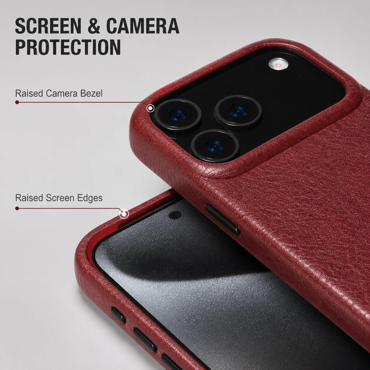 Genuine Leather Phone Case for iPhone 18 Series image 3
