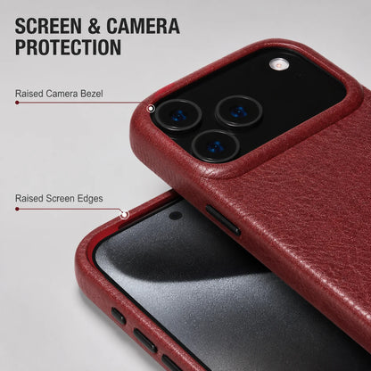 Genuine Leather Phone Case for iPhone 18 Series image 3