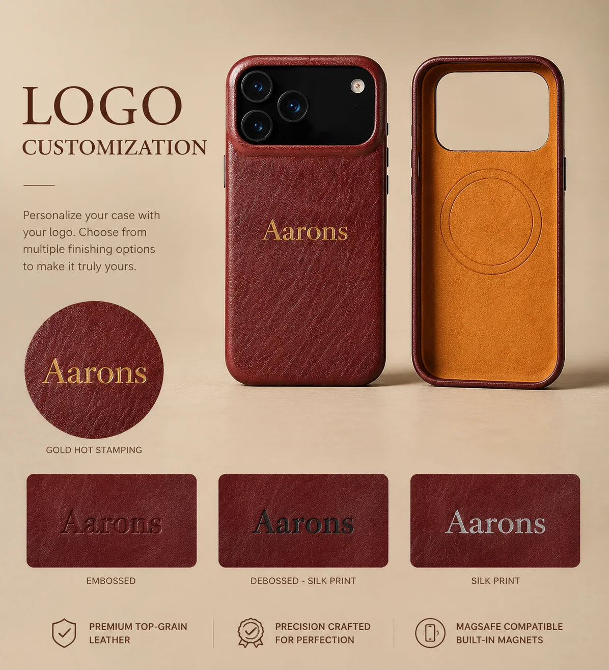 Genuine Leather Phone Case for iPhone 18 Series image 4