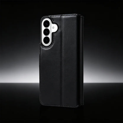 Genuine Leather Folio Wallet Phone Case for Samsung Galaxy S26 Series - image 2