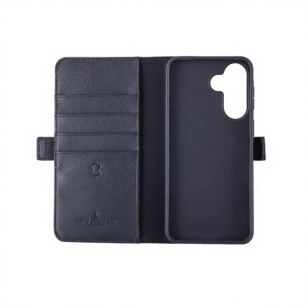 Genuine Leather Folio Wallet Phone Case for Samsung Galaxy Z Fold Series image 3
