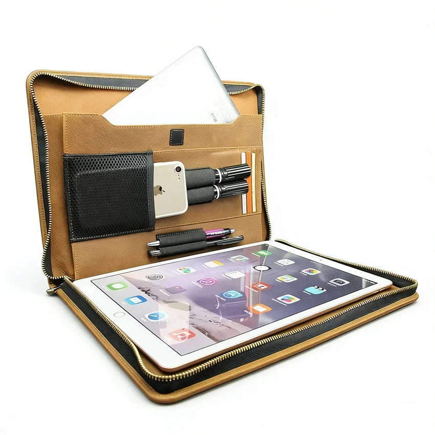 Genuine Leather Book Style Tablet / iPad Case for iPad Pro 12.9 - image 1