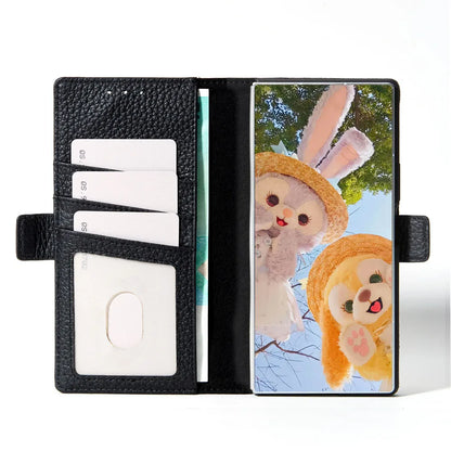 Genuine Leather Phone Case for Samsung Galaxy Z Fold Series image 3