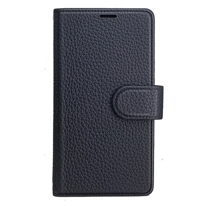 Pebble Leather Folio Card Slots Wallet Phone Case for Google Pixel 6 Series - image 3