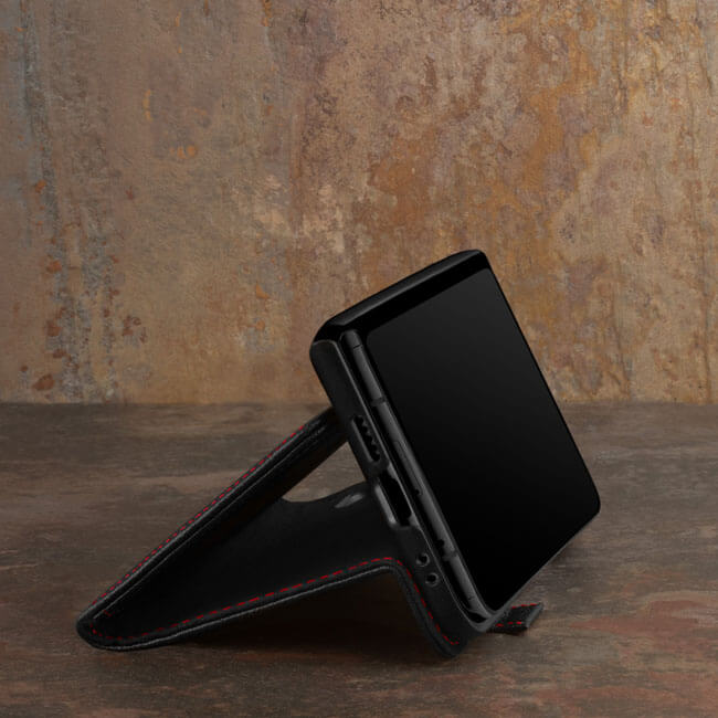 Aaronscase Genuine Leather Google Pixel Fold Wallet Case (Wholesale / Manufacturer)