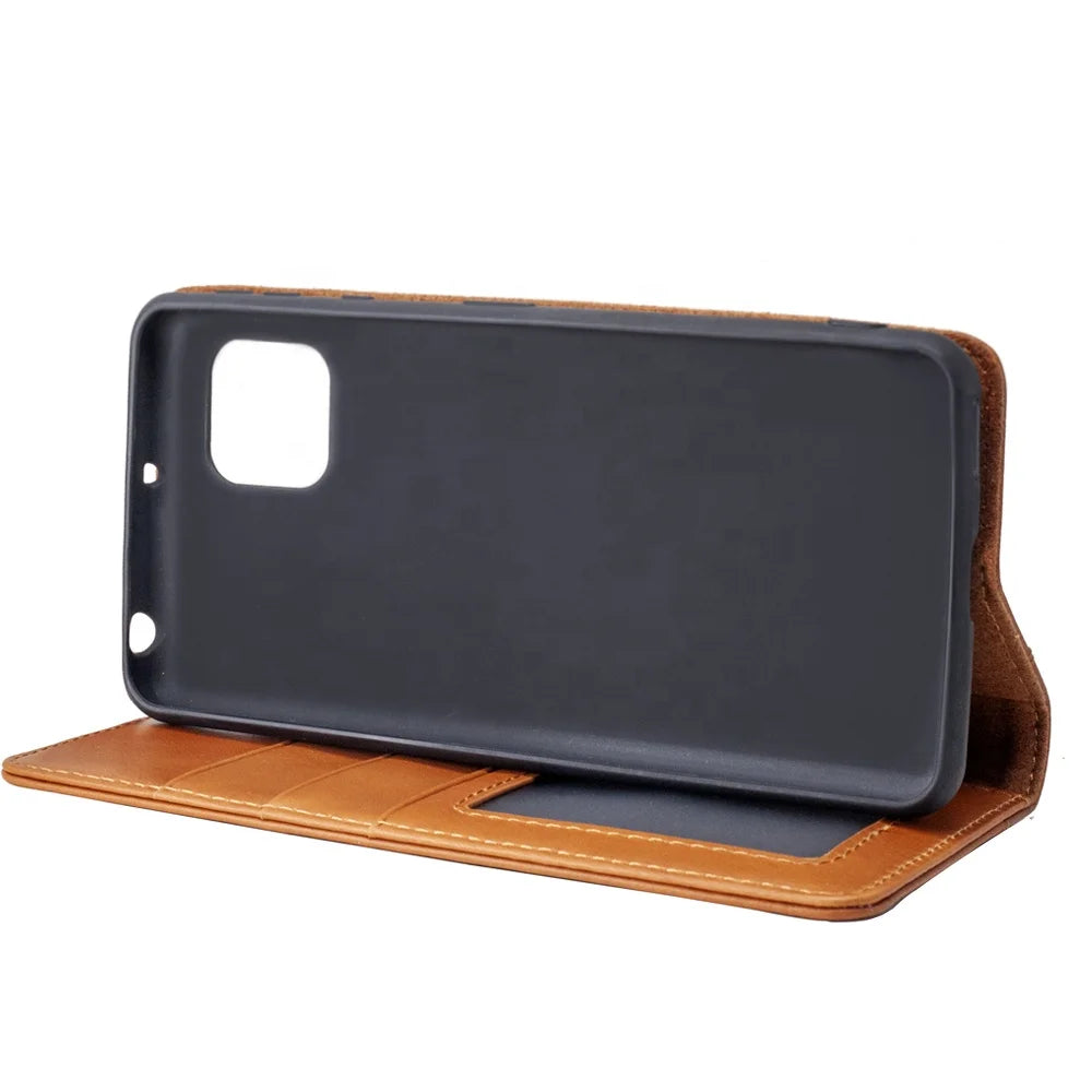 Cowhide Leather Folio Wallet Phone Case for Samsung Galaxy Z Fold Series image 6