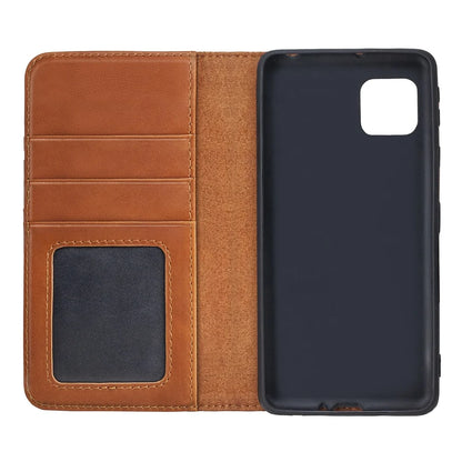 Cowhide Leather Folio Wallet Phone Case for Samsung Galaxy Z Fold Series image 4