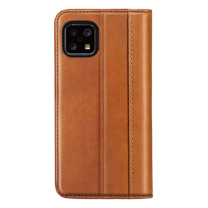 Cowhide Leather Folio Wallet Phone Case for Samsung Galaxy Z Fold Series image 3