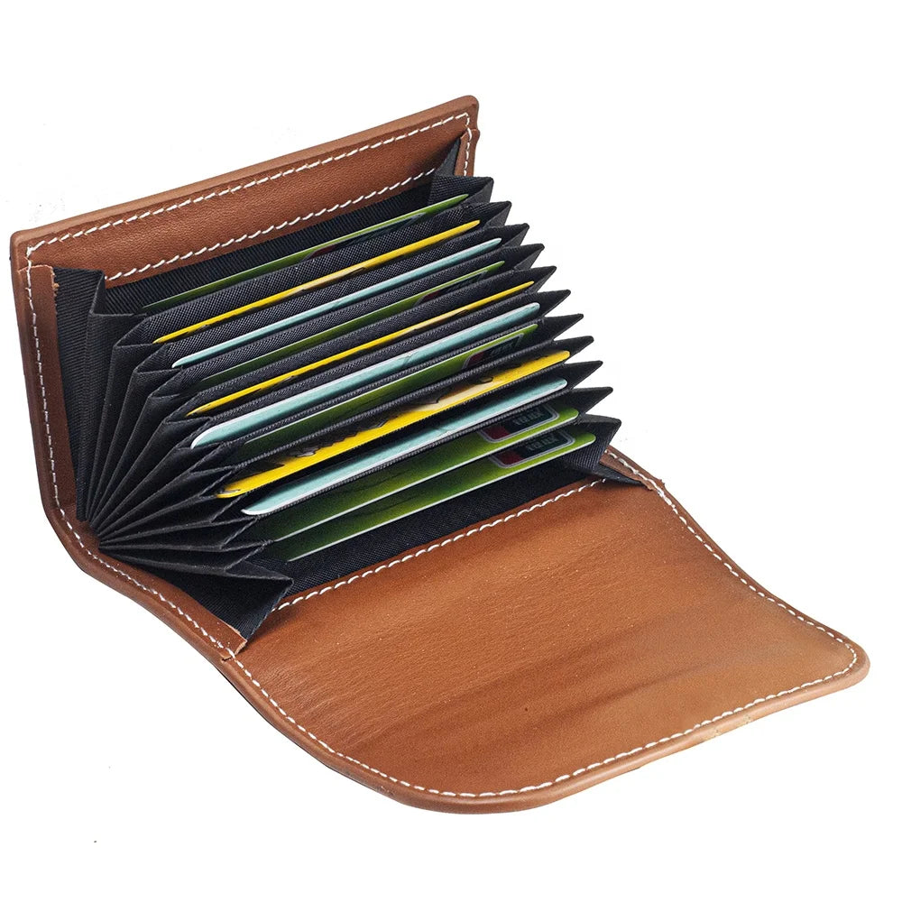 Genuine Leather Magnetic Card Holder - image 1