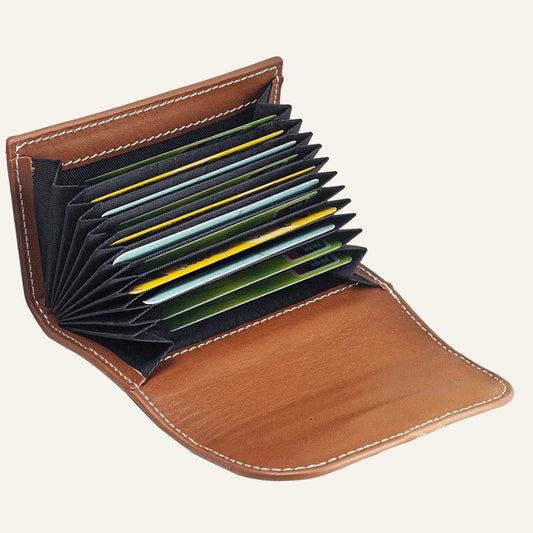 Genuine Leather Magnetic Card Holder - image 1