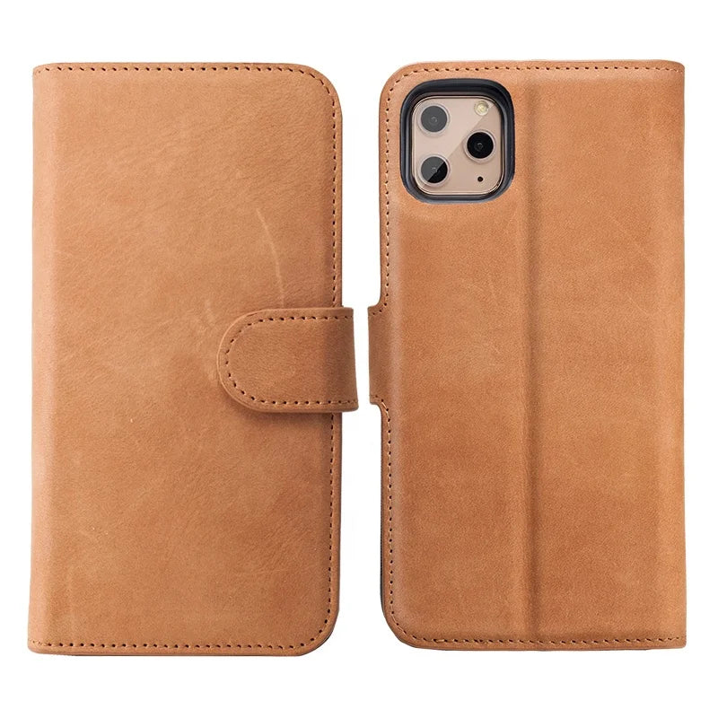 Top-Grain Leather RFID Anti-EMF Magnetic Wallet - image 3