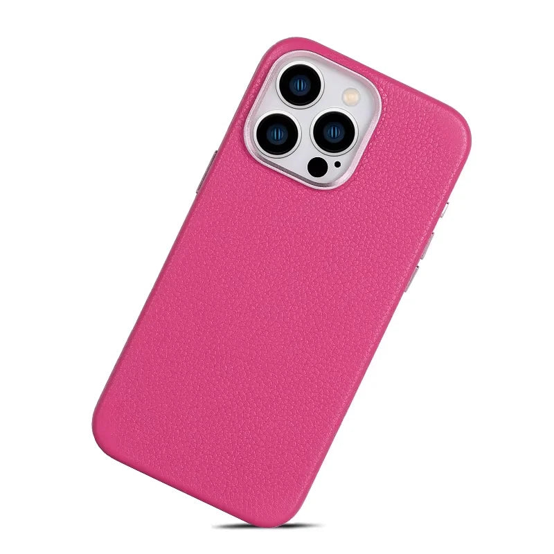 Genuine Leather Phone Case for iPhone 15 Series - image 7