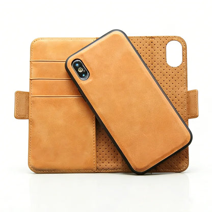 Genuine Leather Folio Wallet Phone Case for iPhone 12 Series image 7