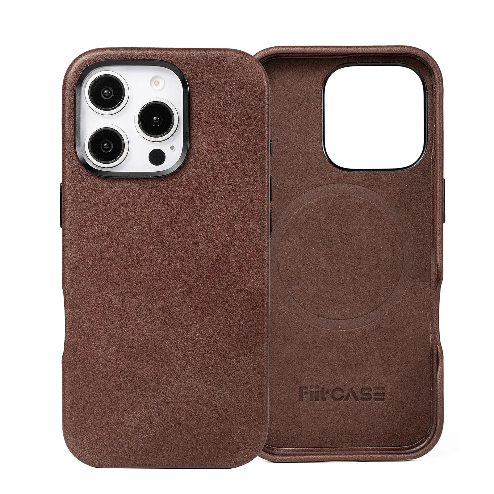 Genuine Leather Slim Phone Case for iPhone 16 Series image 8