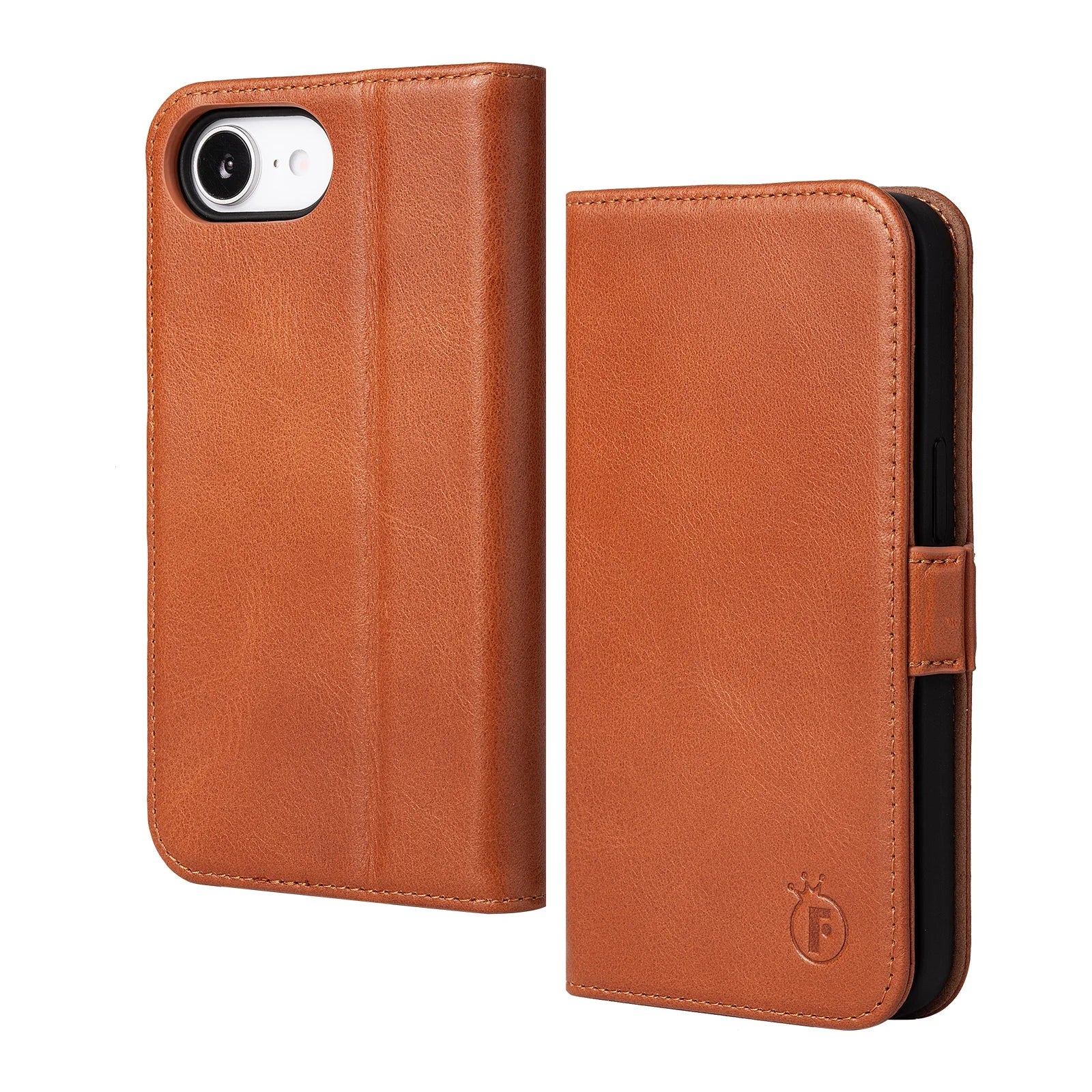 Genuine Leather Wallet Phone Case for iPhone 16 Series - image 8