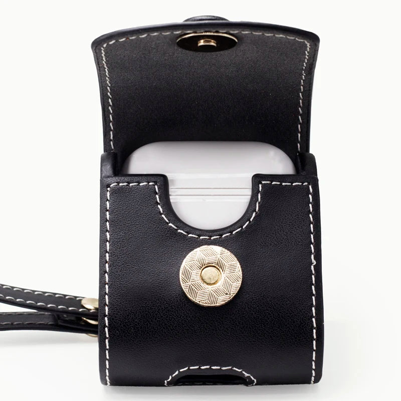 Genuine Leather Waterproof Drop Protection AirPods / Earphone Case - image 7