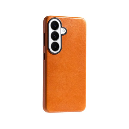 Oiled Wax Leather Phone Case for Customizable Device Models image 1