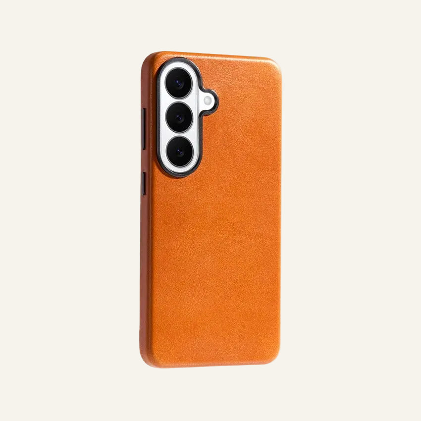 Oiled Wax Leather Shockproof Phone Case for Custom Phone Models - image 1