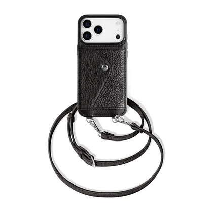 Genuine Leather Crossbody Wallet Phone Case for iPhone 17 Series image 7