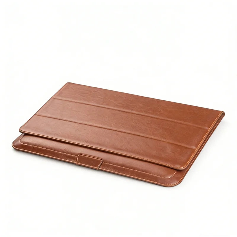 Top-Grain Leather Zipper Stand Laptop / Tablet Sleeve for MacBook 13 Inch - image 7