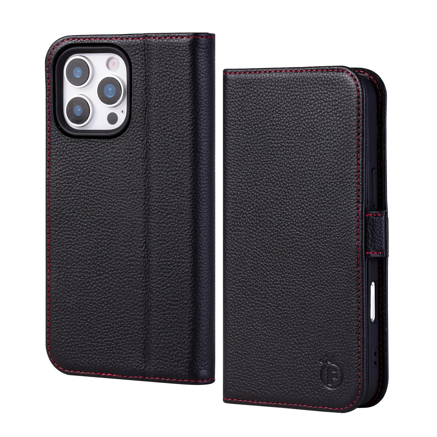 Genuine Leather Folio Wallet Phone Case for iPhone 17 Series image 7