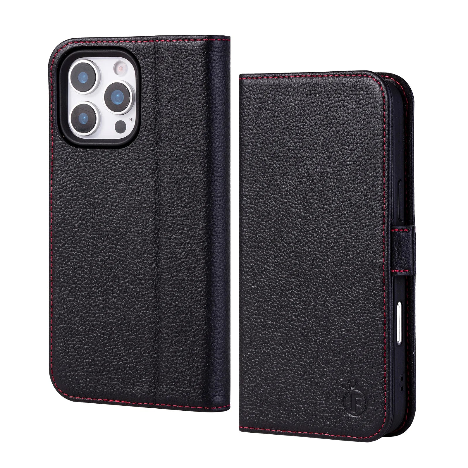 Genuine Leather Folio Wallet Phone Case for iPhone 17 Series image 7