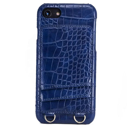 Crocodile Crossbody Wallet Phone Case for Customizable Device Models image 7