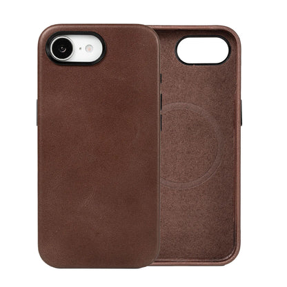 Genuine Leather Reinforced Corner Shockproof Phone Case for iPhone 16 Series - image 8