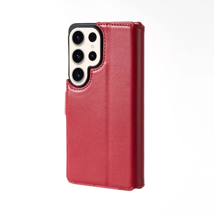 Genuine Leather Folio Wallet Phone Case for Samsung Galaxy S26 Series - image 8