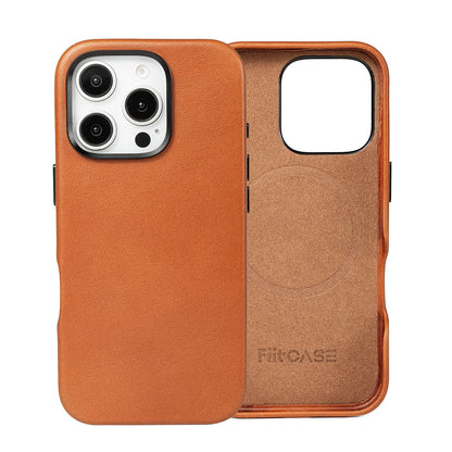 Genuine Leather Slim Phone Case for iPhone 16 Series image 8