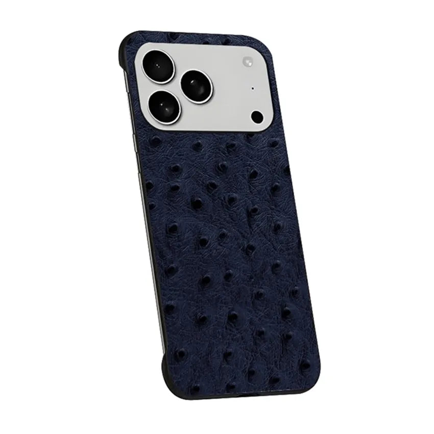 Ostrich Pattern Leather Phone Case for iPhone 17 Series image 7