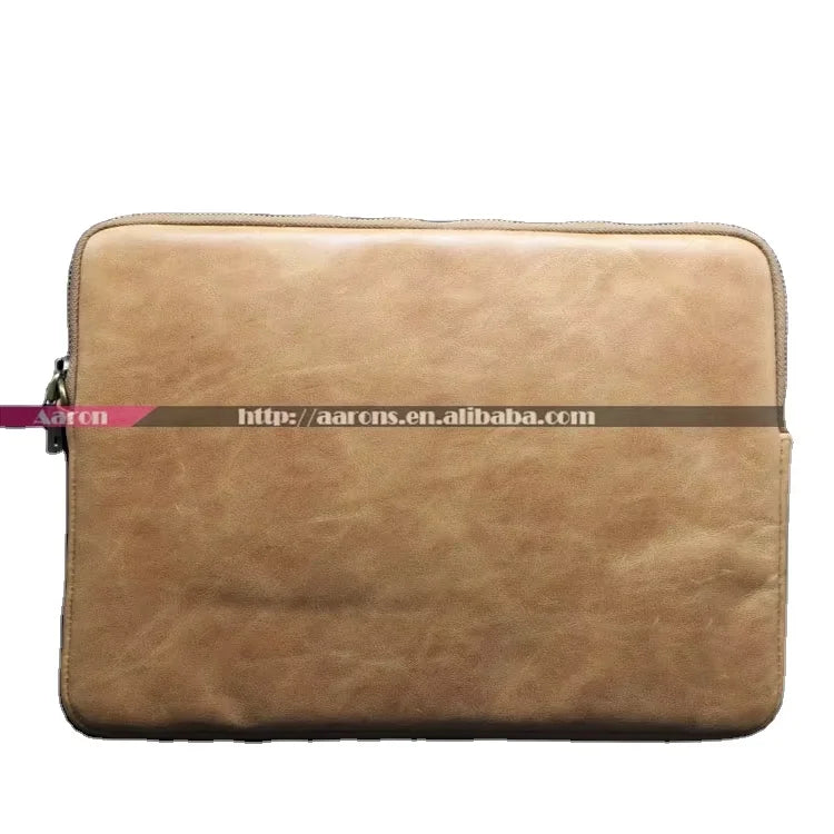 Genuine Leather Carry Bag Laptop / Tablet Sleeve for MacBook & iPad Pro - image 6