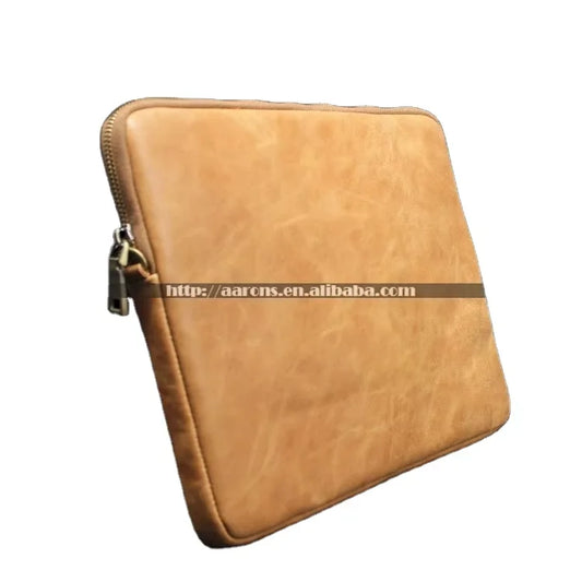Genuine Leather Laptop / Tablet Sleeve for MacBook & iPad Pro Style 02 - image 2