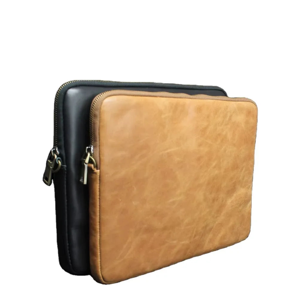 Genuine Leather Carry Bag Laptop / Tablet Sleeve for MacBook & iPad Pro - image 1