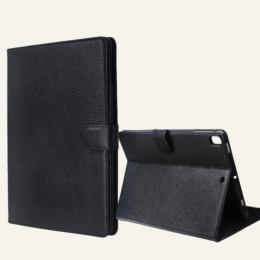 Black Genuine Leather Tablet / iPad Case for iPad Air - image 1