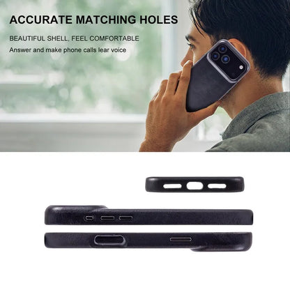 Genuine Leather Slim Phone Case for iPhone 17 Series image 6