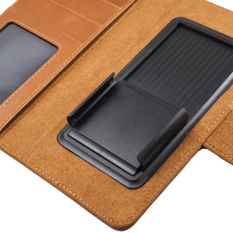 Genuine Leather Card Slots Wallet Phone Case for Custom Phone Models Style 02 - image 2