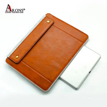 Genuine Leather Wool Felt Shockproof Tablet / iPad Case for iPad Air - image 5