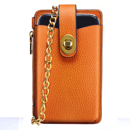 Genuine Leather Crossbody Wallet Phone Case for Customizable Device Models image 3