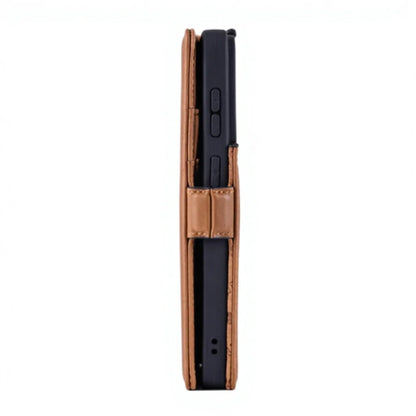 Genuine Leather Foldable Wallet Phone Case for Samsung Galaxy S26 Series - image 5