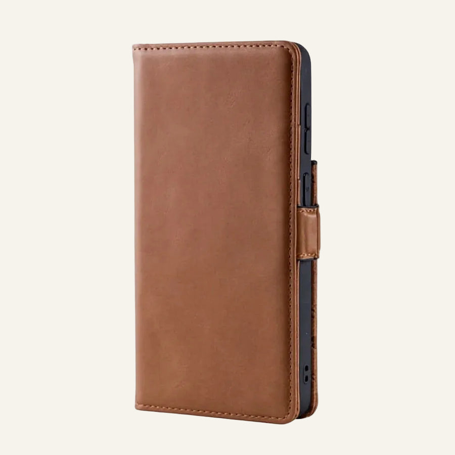 Genuine Leather Screen Protector Wallet Phone Case for Samsung Galaxy S26 Series - image 4