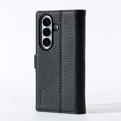 Genuine Leather Folio Wallet Phone Case for Samsung Galaxy Z Fold Series image 3