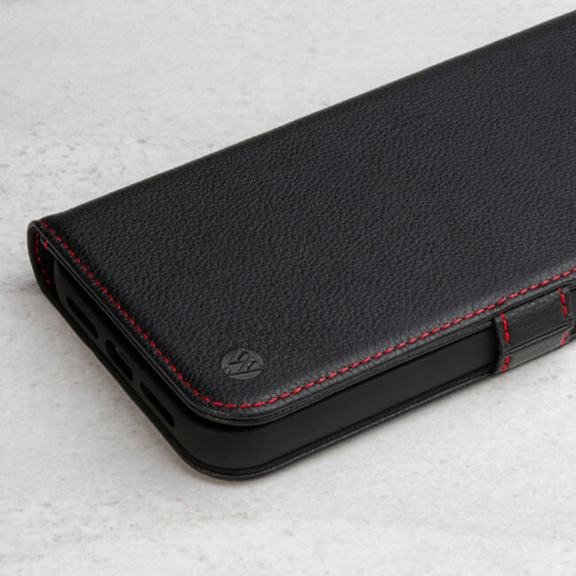 Aaronscase Genuine Leather iPhone 14 Pro Max Wallet Case (Wholesale / Manufacturer)