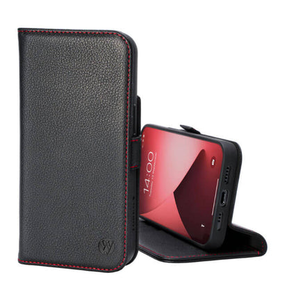 Aaronscase Genuine Leather iPhone 14 Pro Max Wallet Case (Wholesale / Manufacturer)