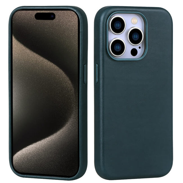 Aaronscase Genuine Leather iPhone 15 Case Manufacturer (Wholesale)