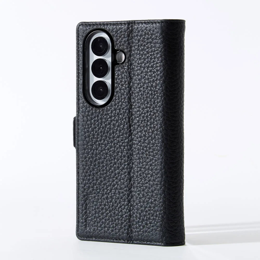 Genuine Leather Screen Protector Card Slots Wallet Phone Case for Samsung Galaxy Z Fold Series - image 1