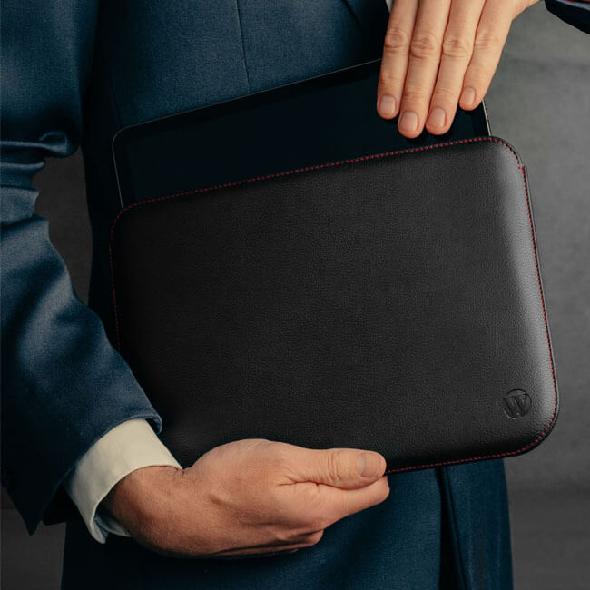 Aaronscase Genuine Leather iPad Sleeve Universal Size (Wholesale / Manufacturer)