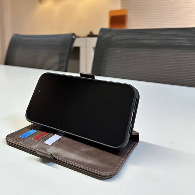 Aaronscase Genuine Leather iPhone 16 Case (Wholesale / Manufacturer)